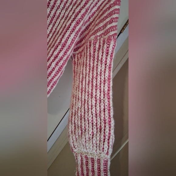 Pol sweater womens shirt 70 polyester 30 wool casual academia barbiecore - Picture 6 of 8